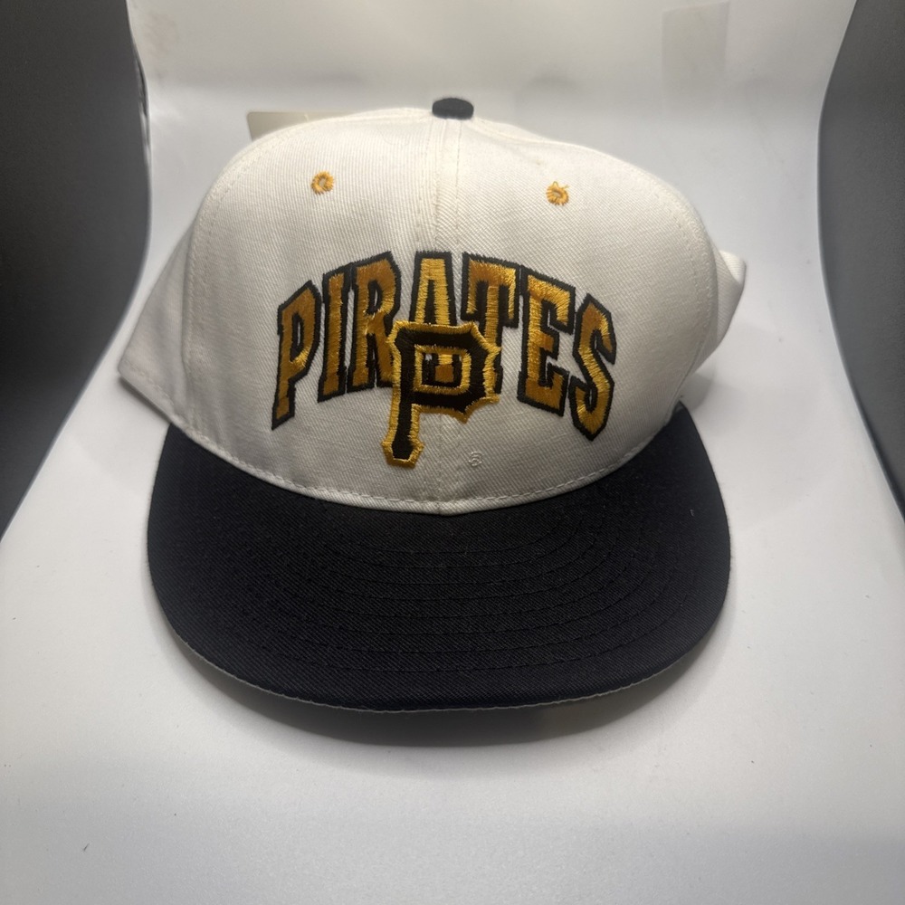Vintage 90s Pittsburgh Pirates Pro Line NOS Fitted Hat 7 3/8 MLB Annco NWT USA